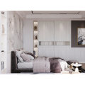 Simple European Style Furniture Melamine Modern Bedroom Wardrobe